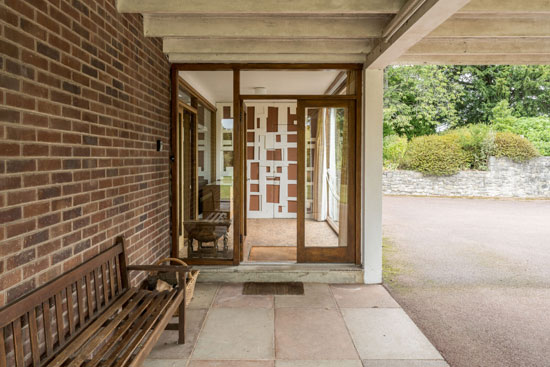 1950s Raymond Moxley modern house in Street, Somerset