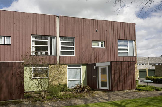 On the market: 1960s Eric Lyons-designed three-bedroom Span house in New Ash Green, Kent