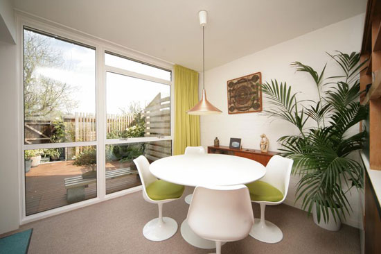 1960s Eric Lyons-designed three-bedroom Span house in New Ash Green, Kent