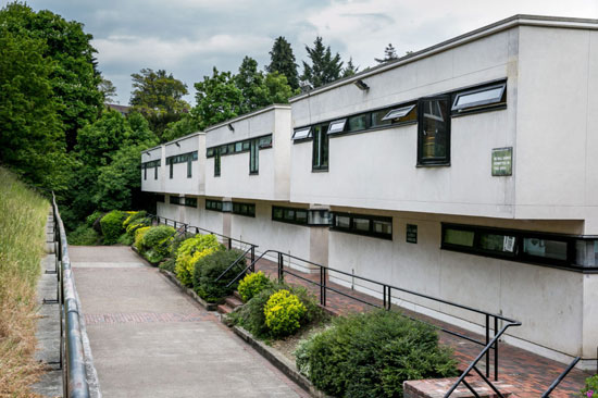 1970s Benson and Forsyth modernist property on the Branch Hill Estate, London NW3