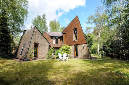 1980s architect-designed modernist property in Storrington, West Sussex