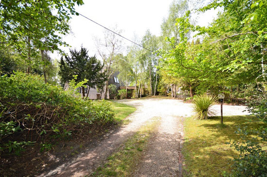 1980s architect-designed modernist property in Storrington, West Sussex