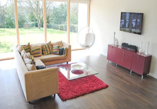 Conran & Partners-designed Groveside contemporary modernist property in Herons Ghyll, East Sussex