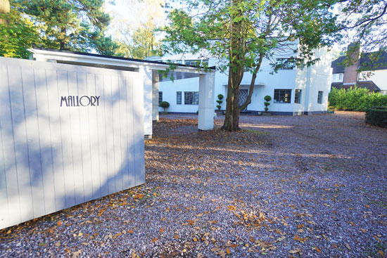 1930s art deco: Grade II-listed property in Sutton Coldfield, West Midlands