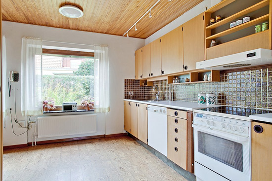 1960s single-storey modernist property in Mellanheden, Malmo, Sweden