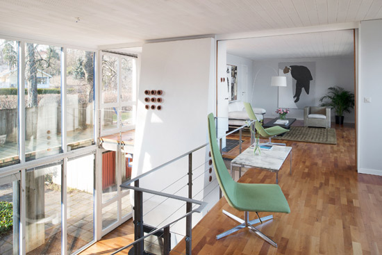 1970s Leonie Geisendorf-designed Villa Delin brutalist property in Djursholm, Sweden