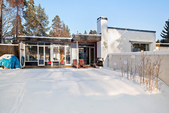 1960s midcentury modern property in Kungsangen, near Stockholm, Sweden