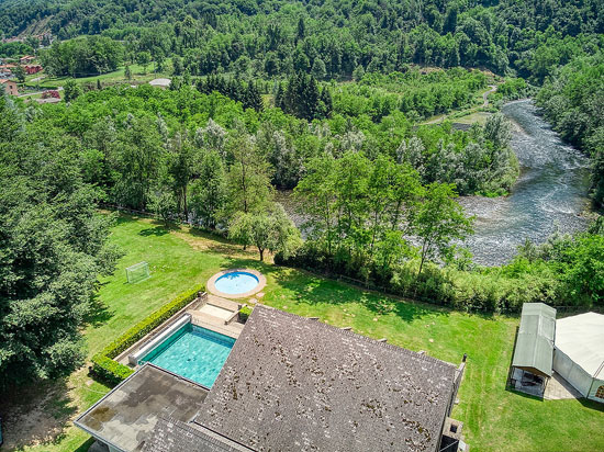 1960s midcentury modern holiday chalets in Ponte Cremenaga, Switzerland