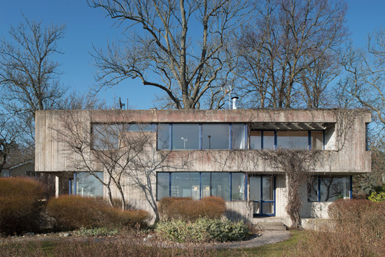 1970s Leonie Geisendorf Villa Delin brutalist property in Djursholm, Sweden