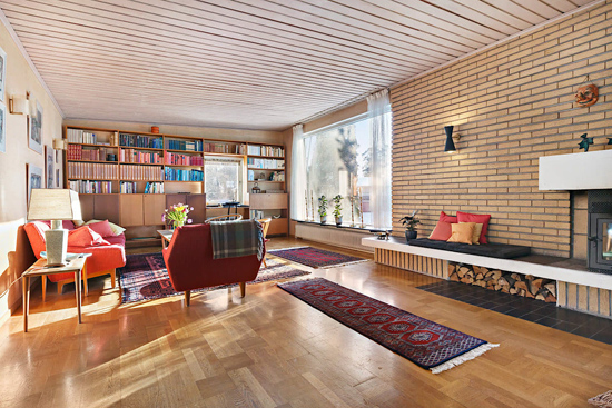 1960s midcentury modern property in Kungsangen, near Stockholm, Sweden