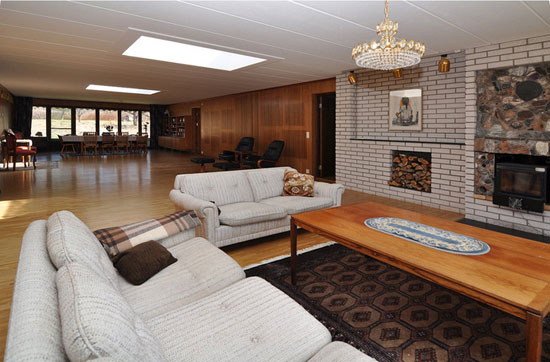 1970s modernist waterfront property in Nassundet, Kristinehamn, Sweden