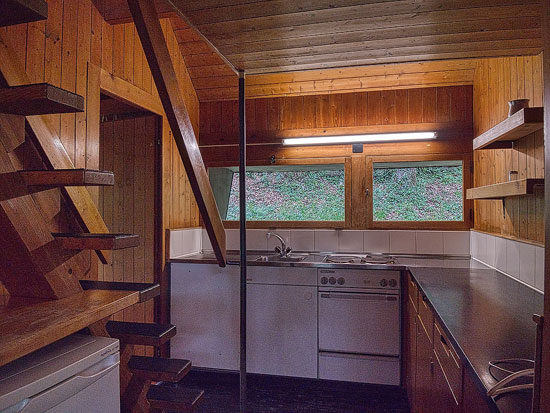 1960s midcentury modern holiday chalets in Ponte Cremenaga, Switzerland