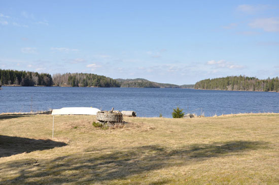 1970s modernist waterfront property in Nassundet, Kristinehamn, Sweden