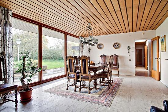 1960s single-storey modernist property in Mellanheden, Malmo, Sweden