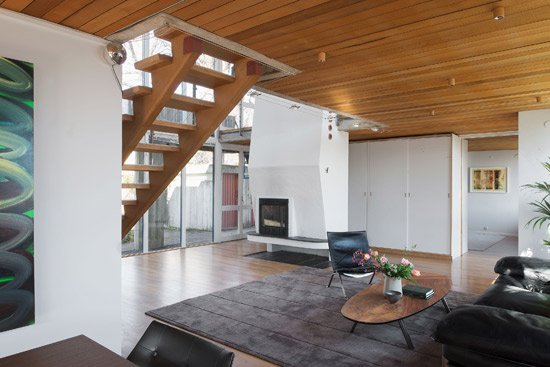 1970s Leonie Geisendorf-designed Villa Delin brutalist property in Djursholm, Sweden