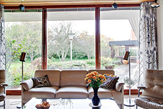 1960s single-storey modernist property in Mellanheden, Malmo, Sweden