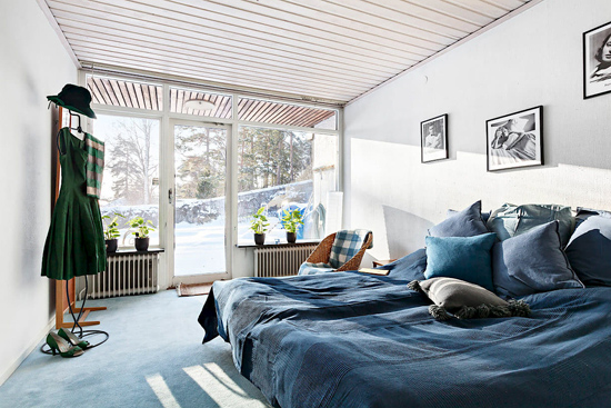 1960s midcentury modern property in Kungsangen, near Stockholm, Sweden