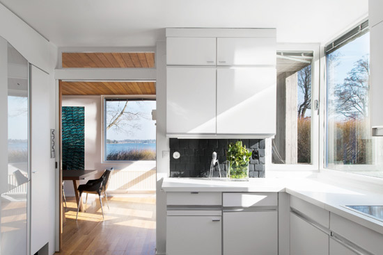 1970s Leonie Geisendorf-designed Villa Delin brutalist property in Djursholm, Sweden