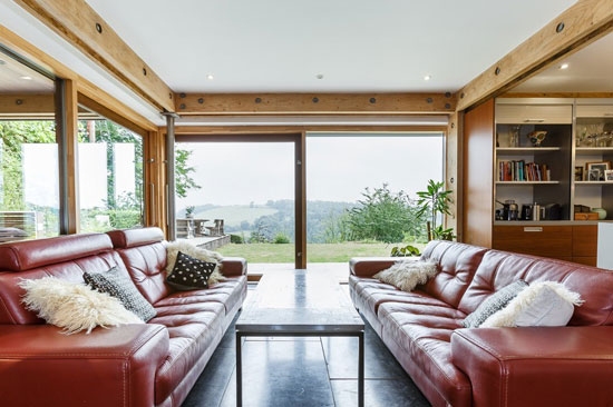 Contemporary modernist property in Symonds Yat, near Ross on Wye, Herefordshire