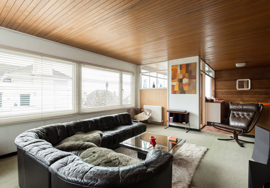 1960s John Floydd-designed midcentury-style Scan House in Sandgate, Kent