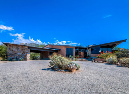 1960s Lester Pritchett-designed midcentury modern property in Tucson, Arizona, USA