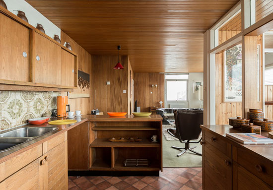 1960s John Floydd-designed midcentury-style Scan House in Sandgate, Kent