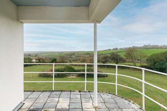 Tregannick 1930s modern house in Penzance, Cornwall