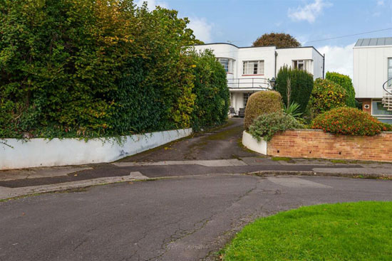 1930s art deco house in Taunton, Somerset