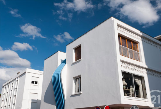 1950s modernist apartment in Royan, Poitou-Charentes, France