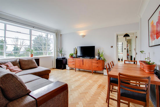 1930s apartment in George Bertram Carter’s Taymount Grange, London SE23