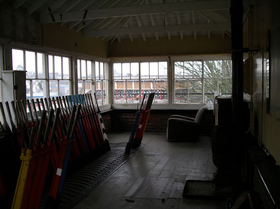 Grade II-listed train signal box in Torquay, Devon