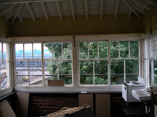 Grade II-listed train signal box in Torquay, Devon