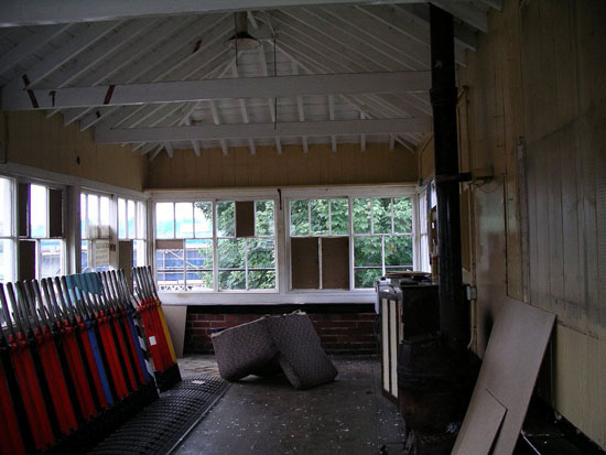 Grade II-listed train signal box in Torquay, Devon