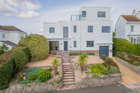 1920s Mango House modernist property in Torquay, Devon