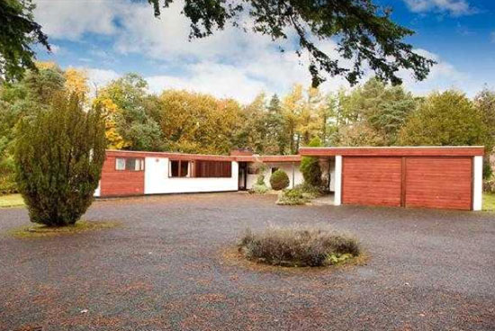 1960s Alan Reiach midcentury modern property in Torphichen, West Lothian, Scotland