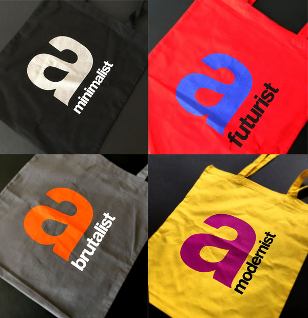 New range of Modernist tote bags at The Modernist