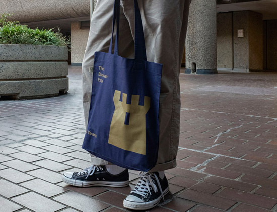 Barbican Estate limited edition tote bags by Stefi Orazi