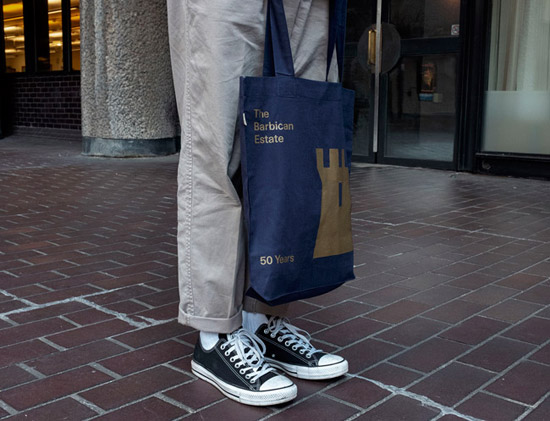 Barbican Estate limited edition tote bags by Stefi Orazi