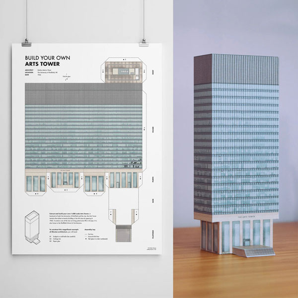 46. Build Your Own Sheffield University Arts Tower