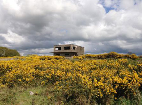 In need of renovation: Former aircraft control tower and land in Winkleigh, Devon