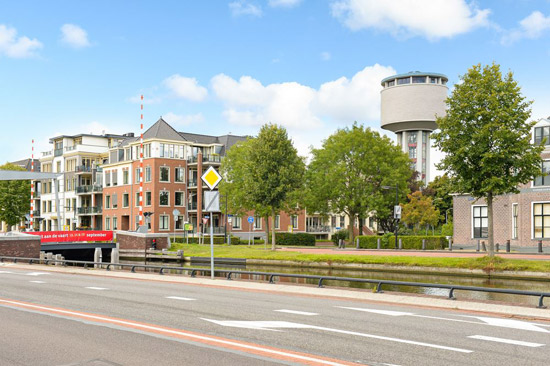 1960s modernist water tower in Essen, Holland