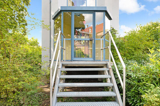 1960s modernist water tower in Essen, Holland