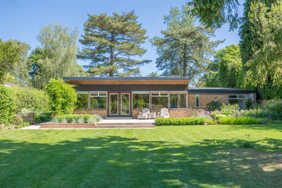 1960s midcentury modern house in Uckfield, East Sussex