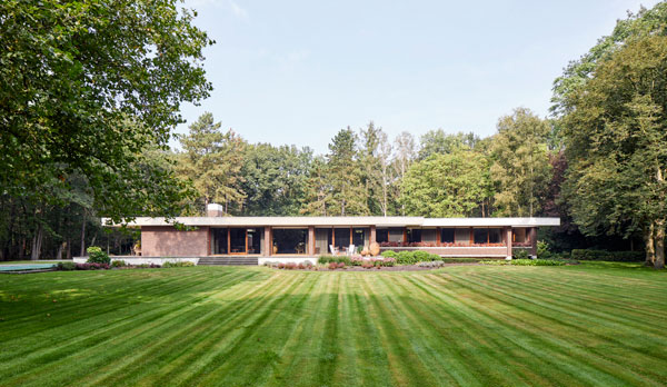 1960s Emiel Van Loven modern house in Geel, Antwerp, Belgium