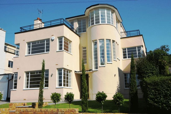 On the market: 1930s Gerald Lacoste-designed art deco property in Stanmore, Middlesex