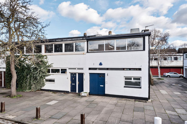 1960s Chamberlin, Powell and Bon house on Vanbrugh Park Estate, London SE3