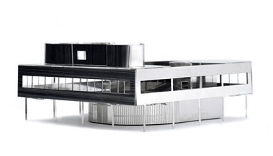 Le Corbusier’s 1930s modernist Villa Savoye recreated as a MONUmini architectural model