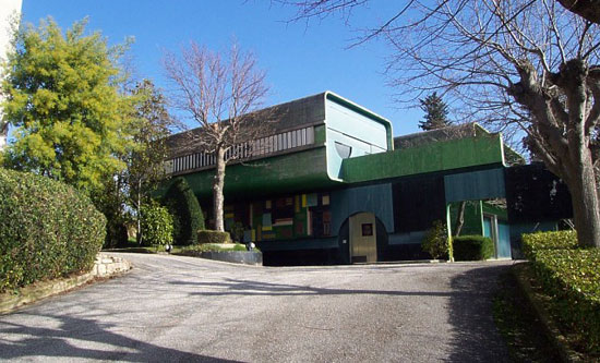 1970s Villa Benedetti space age six-bedroom house in Ascoli Piceno, Marche, southern Italy