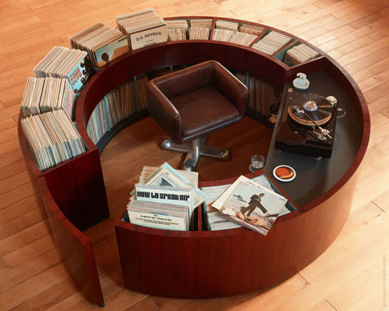 PlattenKreisel circular vinyl storage units