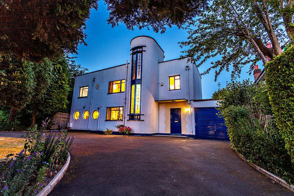 1930s art deco house in Walsall, West Midlands